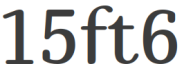  15feet6